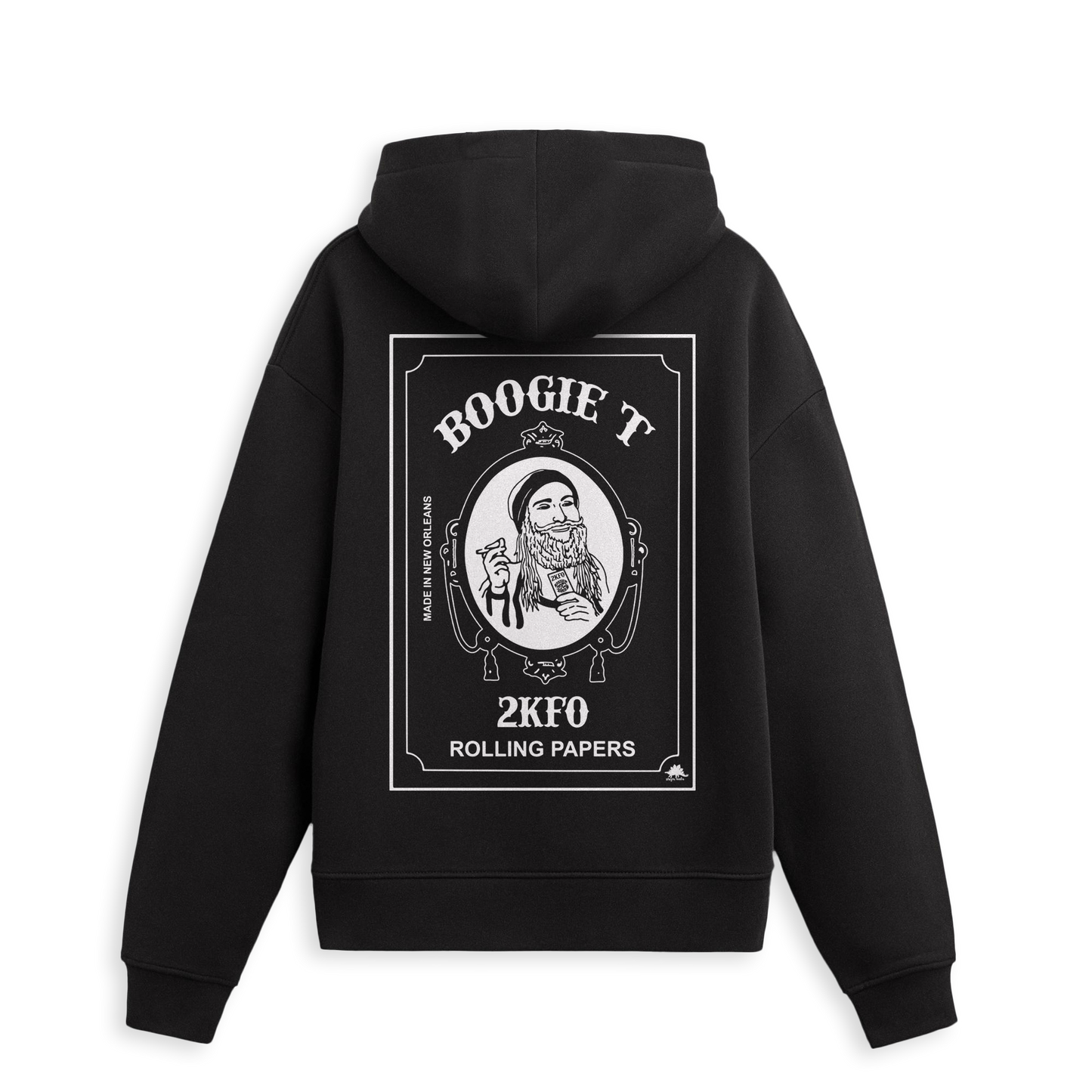 BOOGIE T - Smoking Man V2 - Pullover Hoodie - Black
