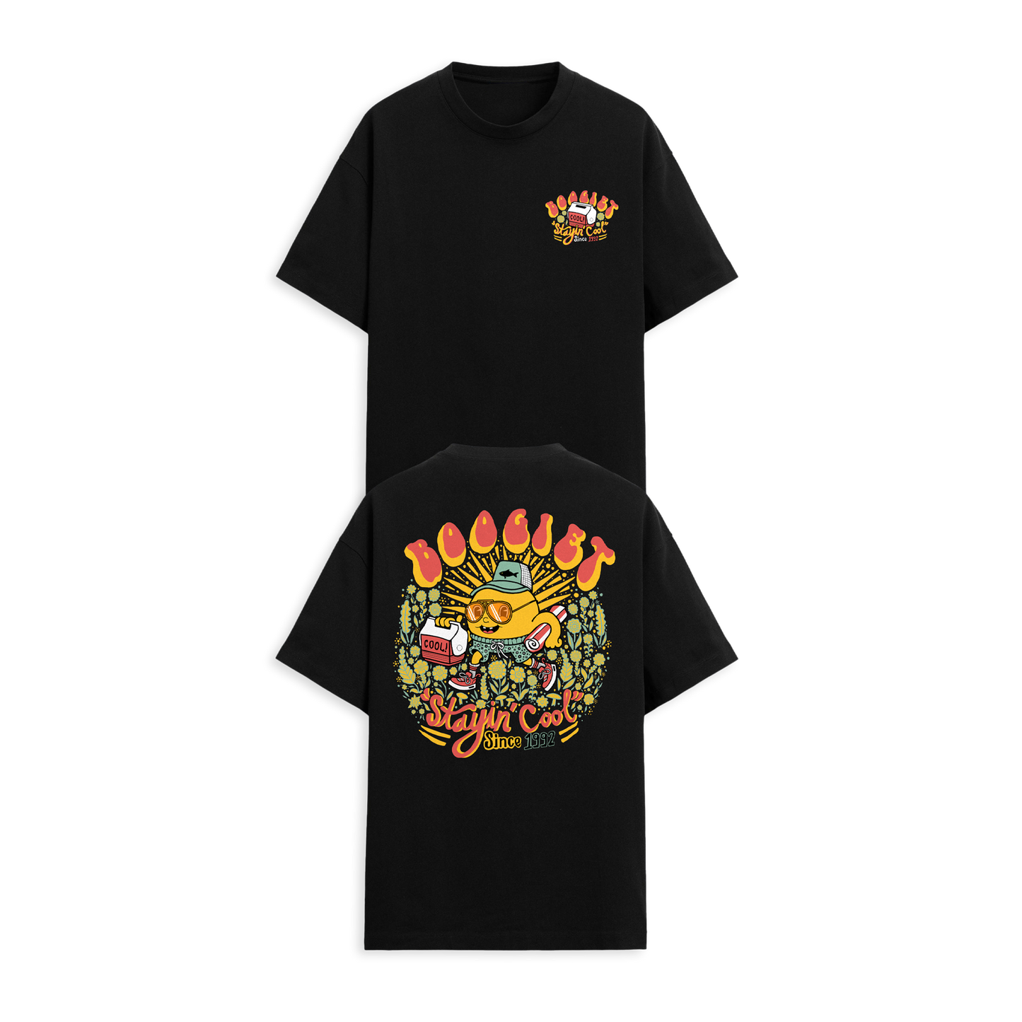 BOOGIE T - Stayin Cool Tee - Black
