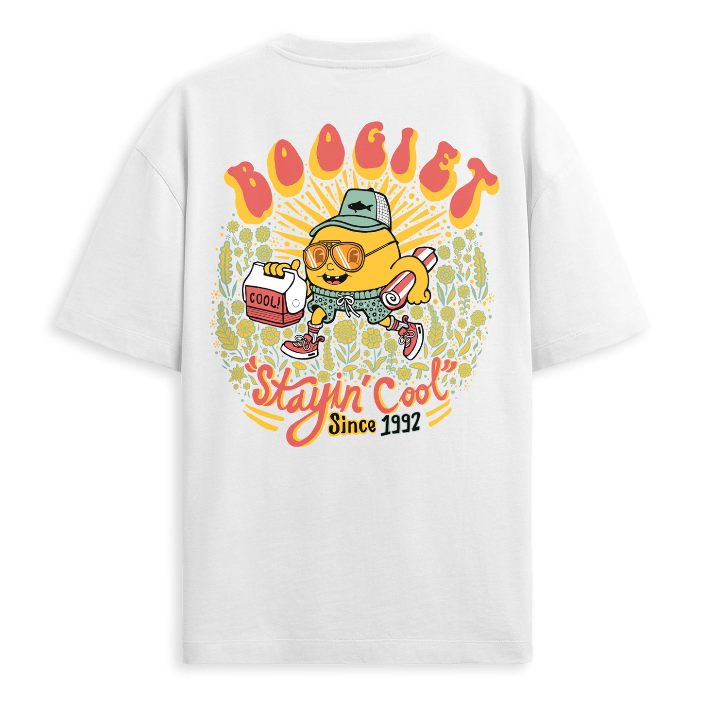 BOOGIE T - Stayin Cool Tee - White