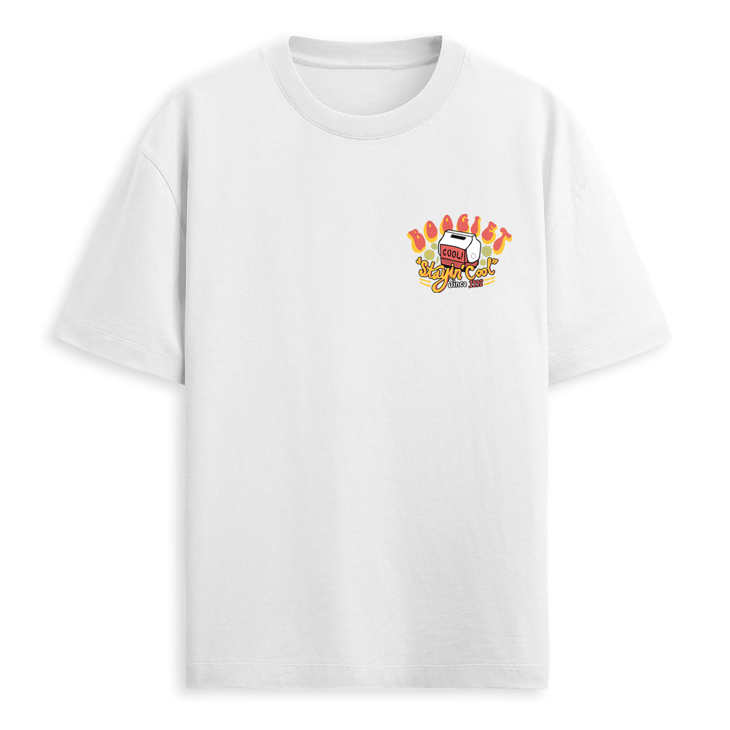 BOOGIE T - Stayin Cool Tee - White