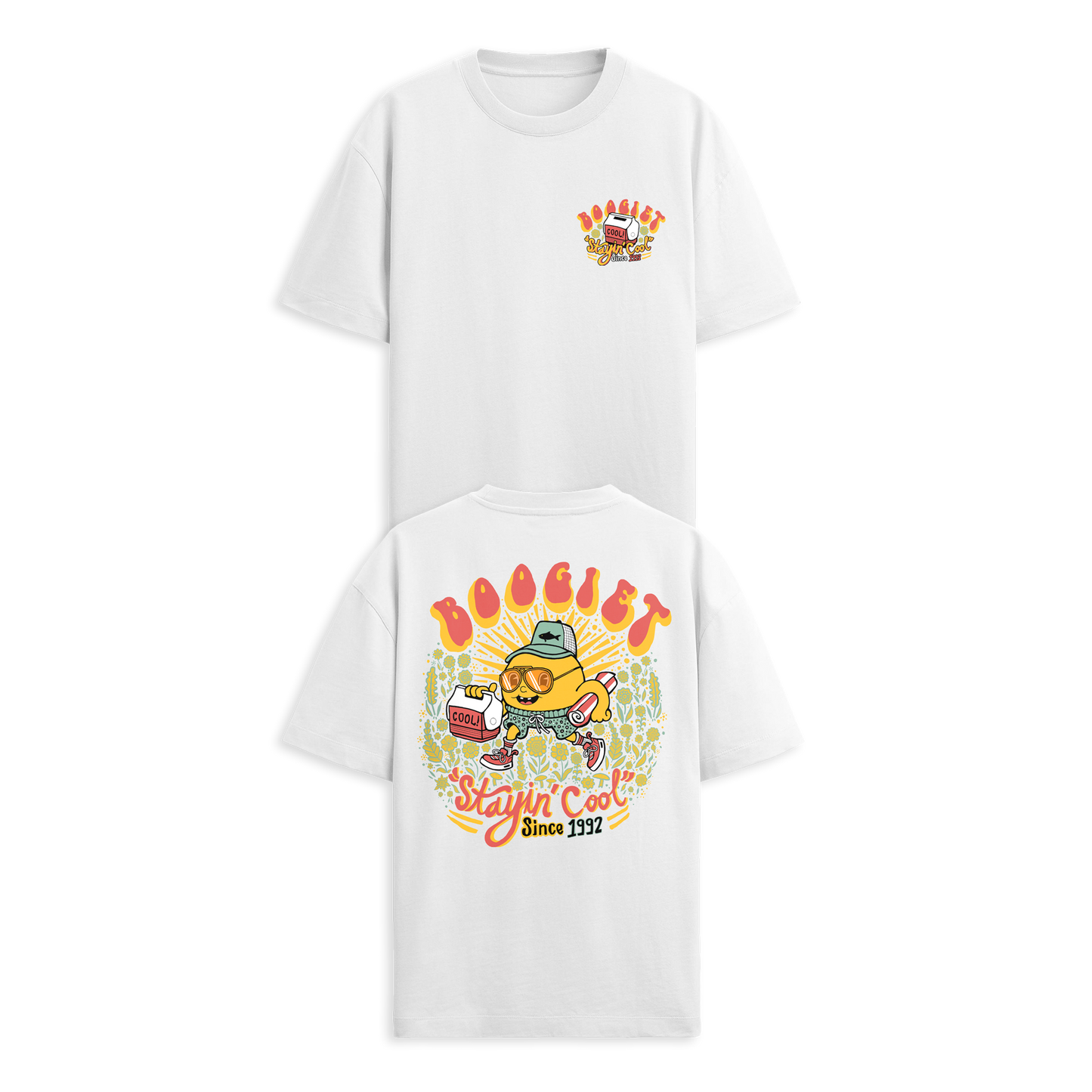BOOGIE T - Stayin Cool Tee - White