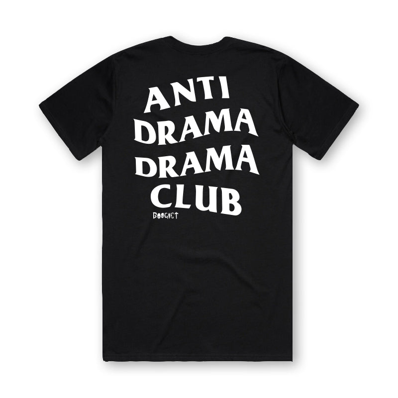 Boogie T - Anti Drama Drama Club - Black Unisex Tee