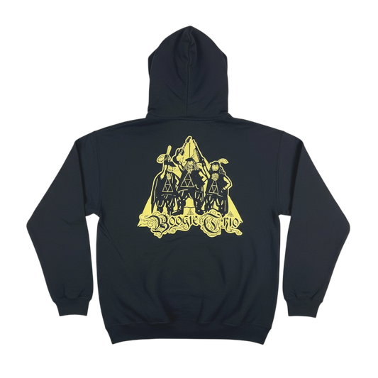 BOOGIE T - TRIO - Black Pullover Hoodie